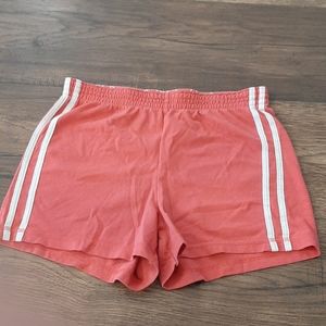 Red side-striped Lounge Shorts